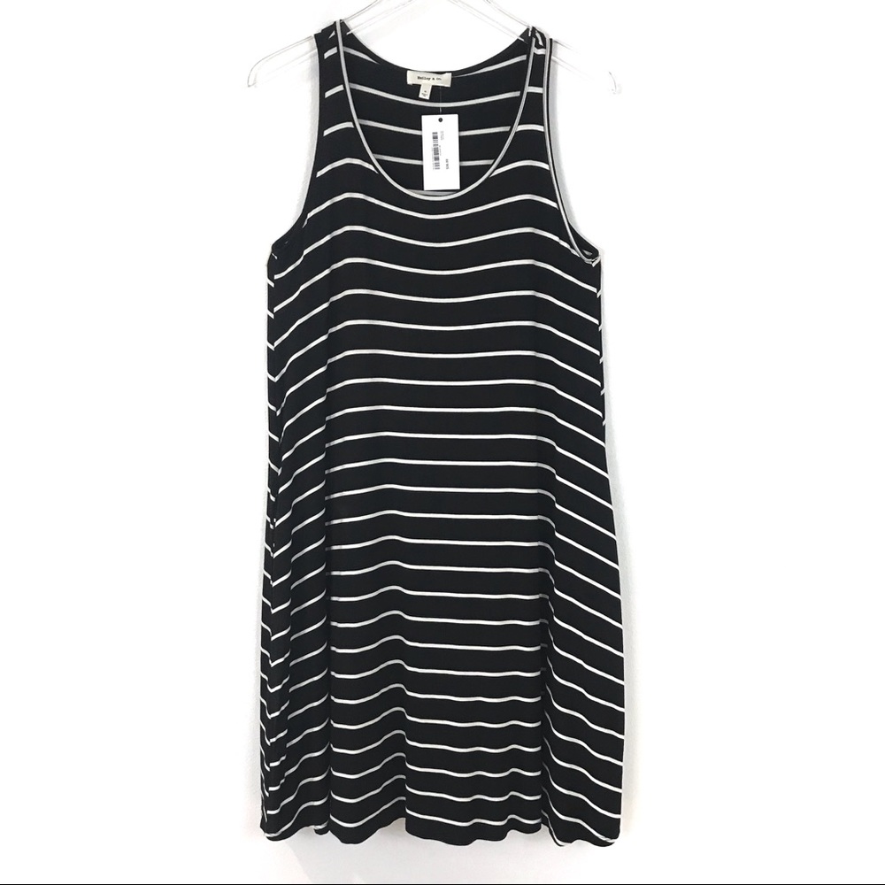 NWT Hailey & Co Shelby Striped Pocket Dress size M